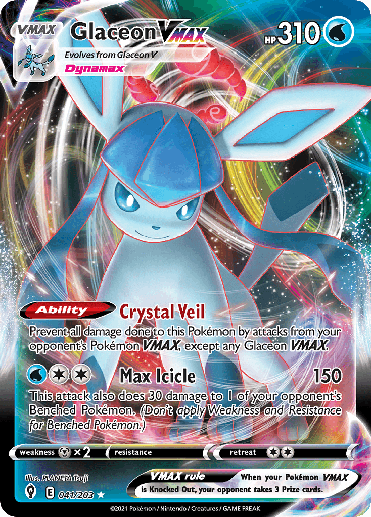 Glaceon VMAX illustrated by PLANETA Tsuji