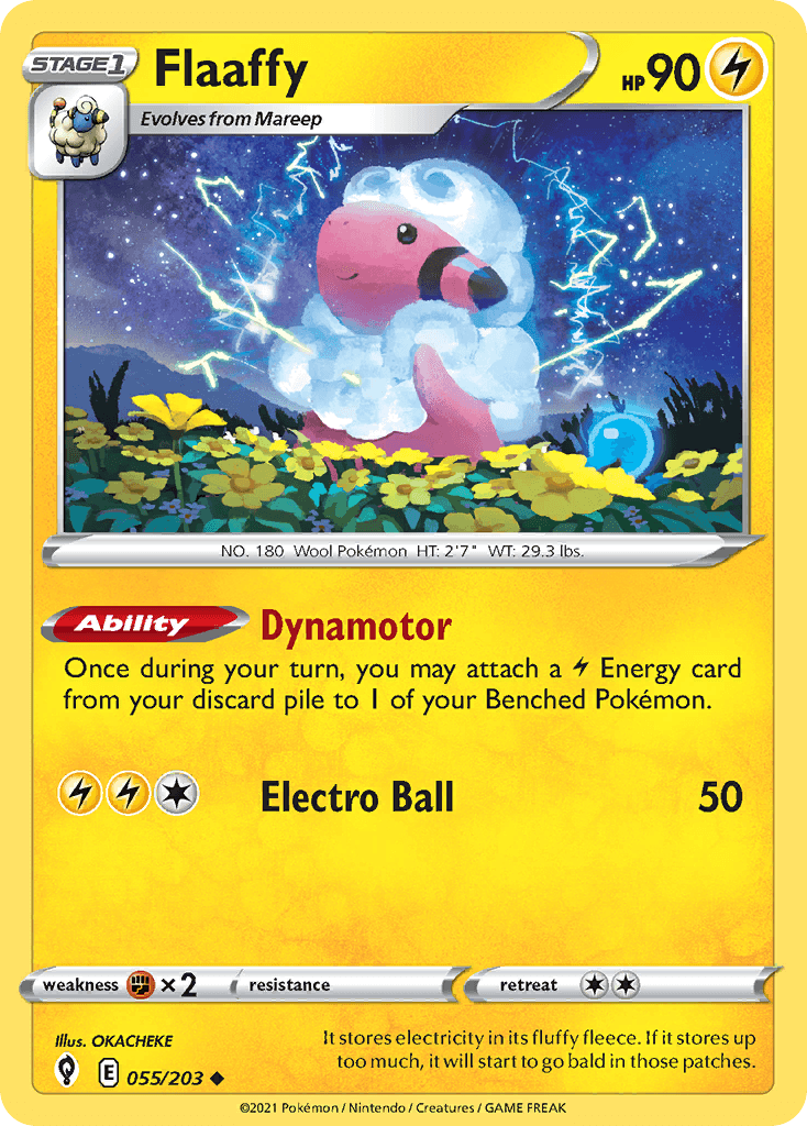 Flaaffy Pokémon card