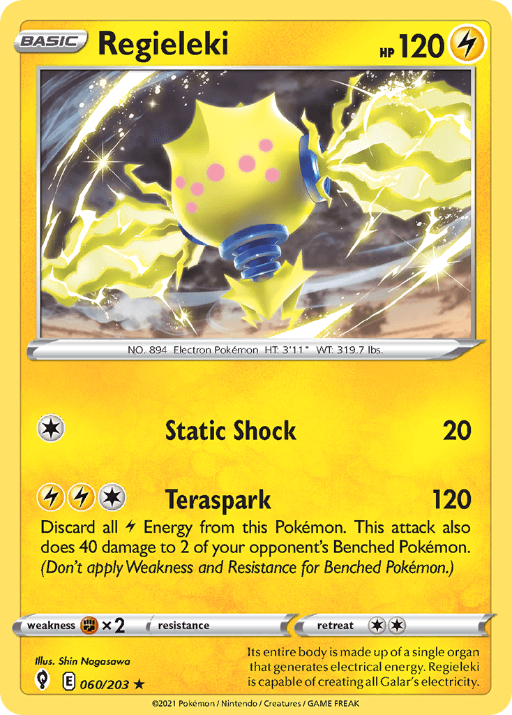 Regieleki Pokémon card