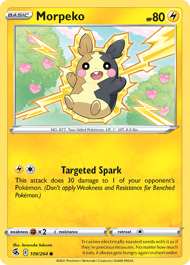 Morpeko Pokémon card