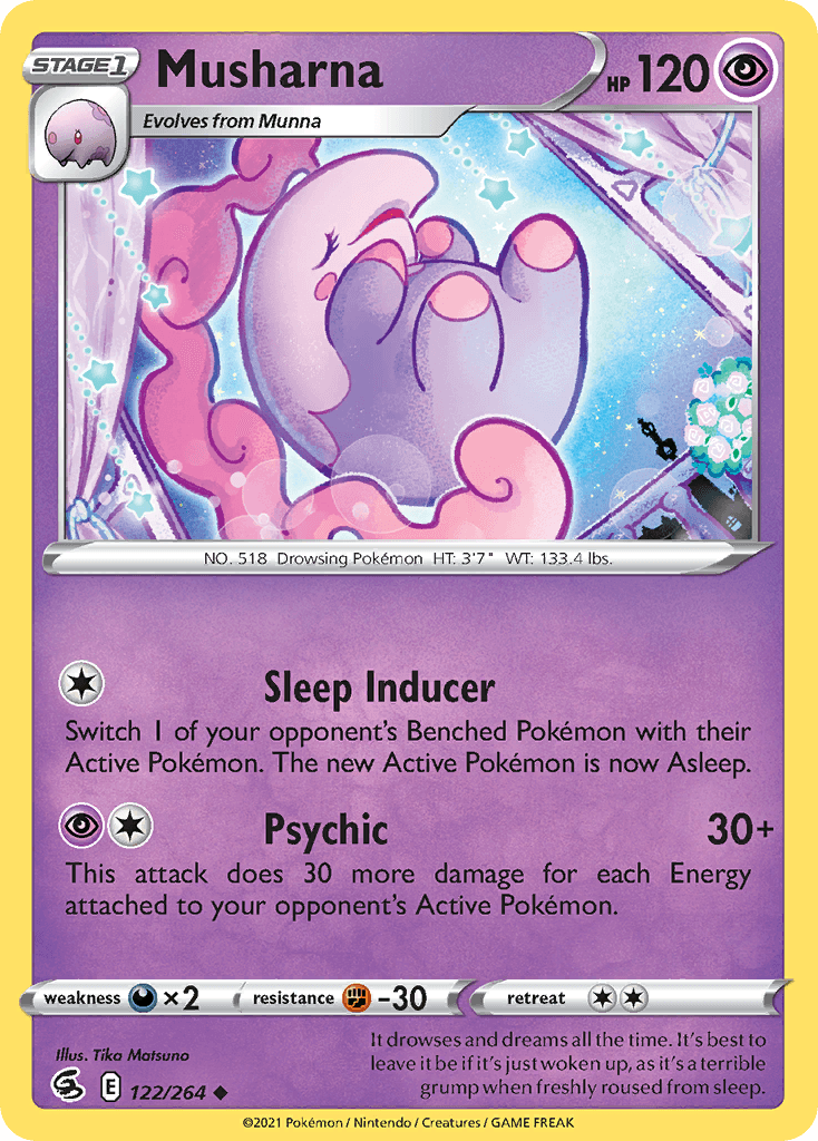 Musharna Pokémon card