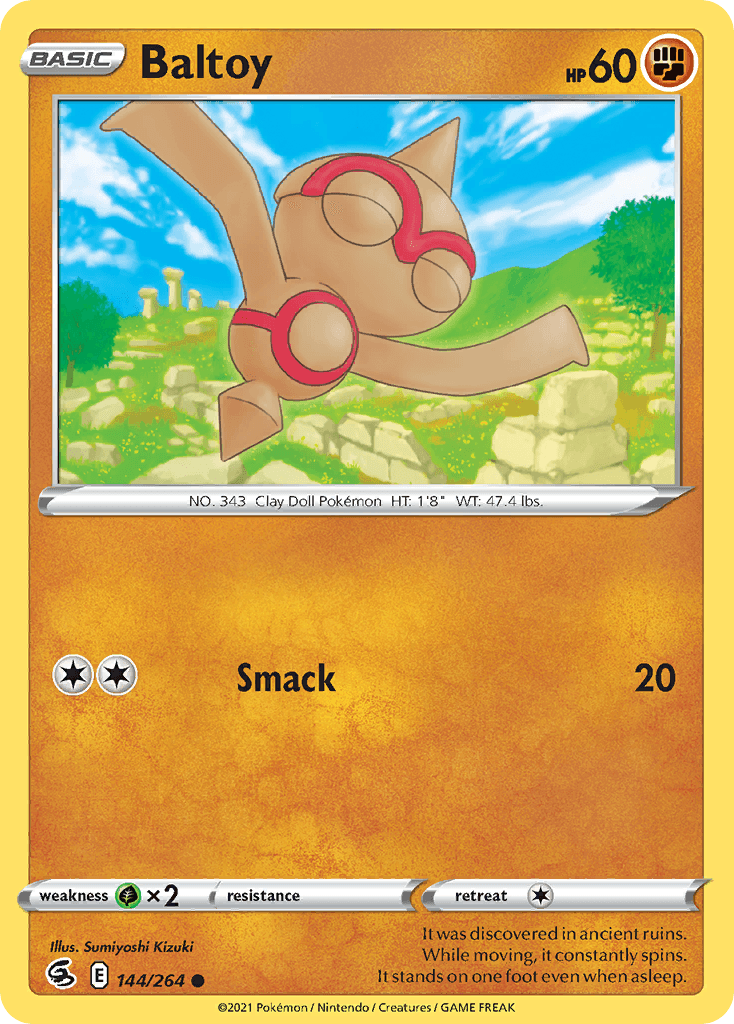 Baltoy Pokémon card