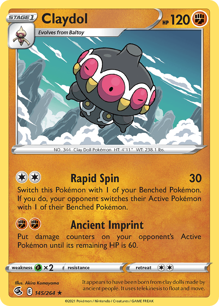 Claydol Pokémon card