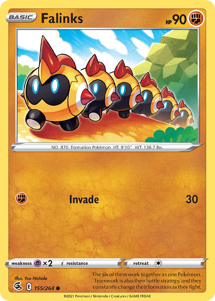 Falinks Pokémon card