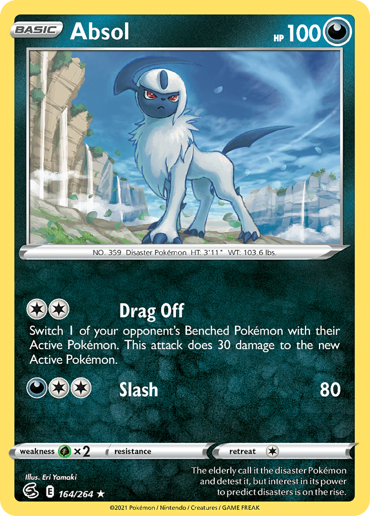 Absol Pokémon card