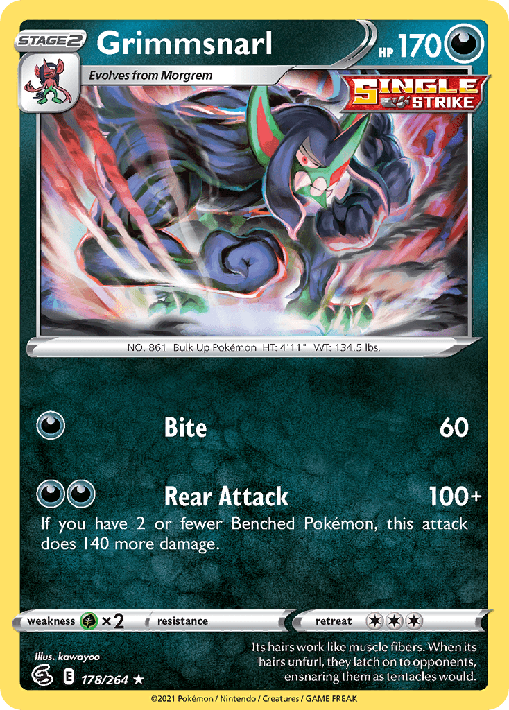 Grimmsnarl Pokémon card