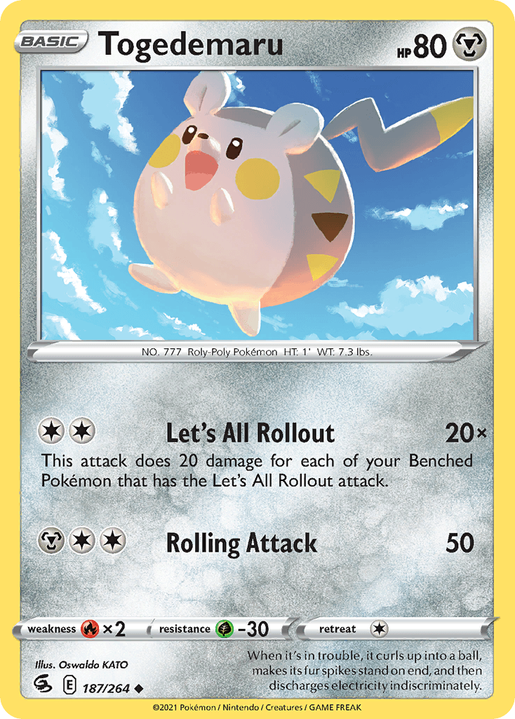Togedemaru Pokémon card