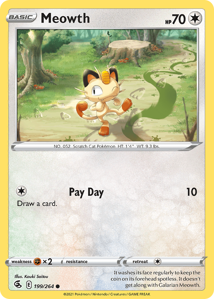 Meowth Pokémon card