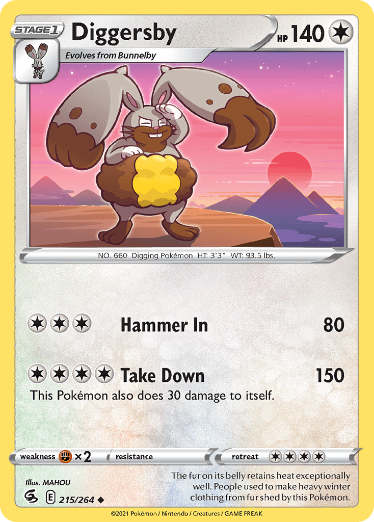 Diggersby Pokémon card