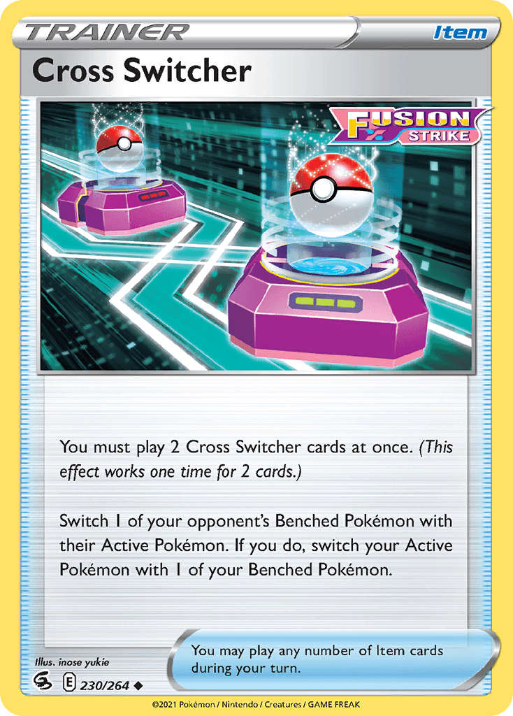 Cross Switcher Pokémon card