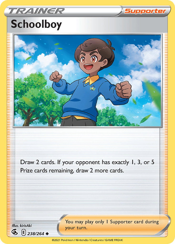 Schoolboy Pokémon card