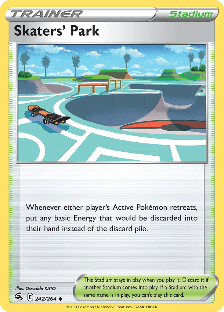 Skaters' Park Pokémon card