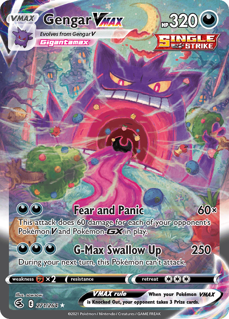 Gengar VMAX from Fusion Strike