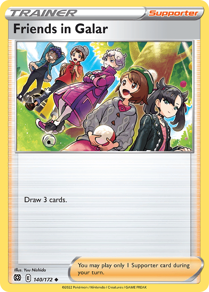 Friends in Galar Pokémon card