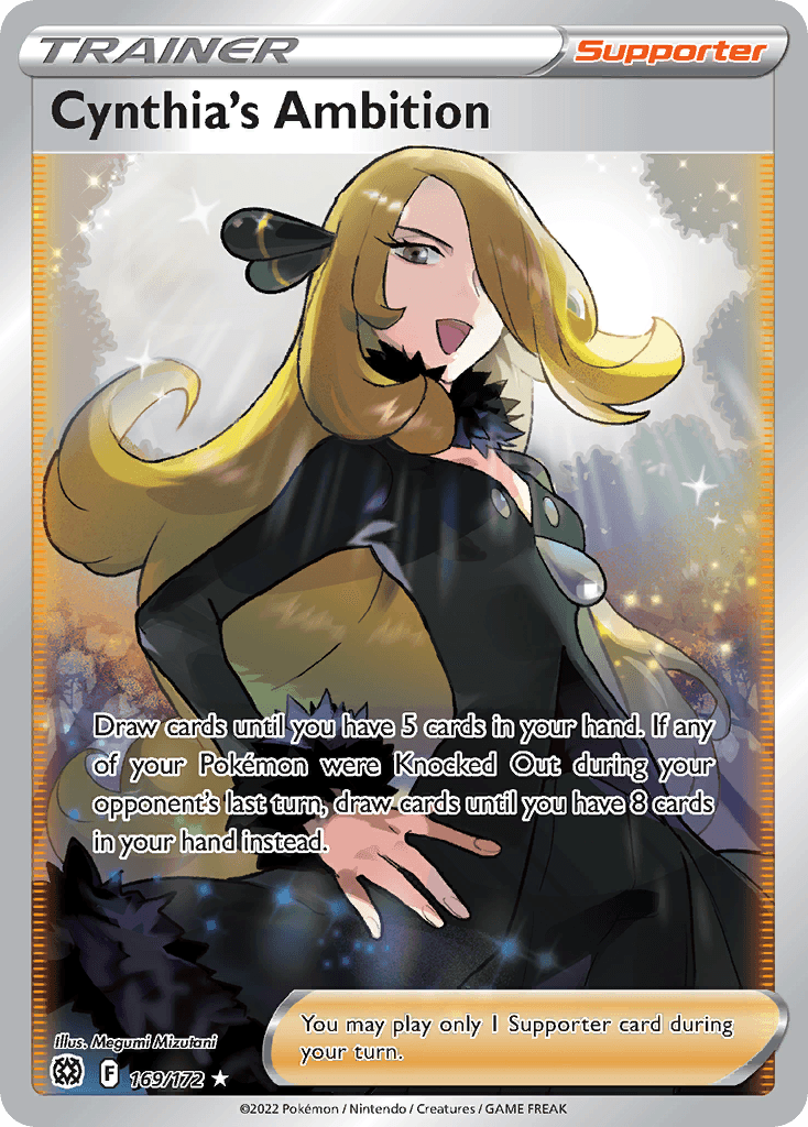 Cynthia's Ambition Pokémon card