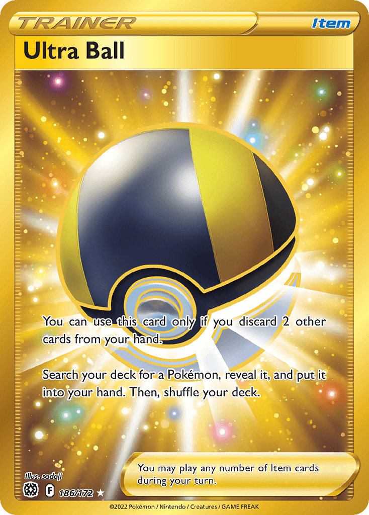 Ultra Ball Pokémon card