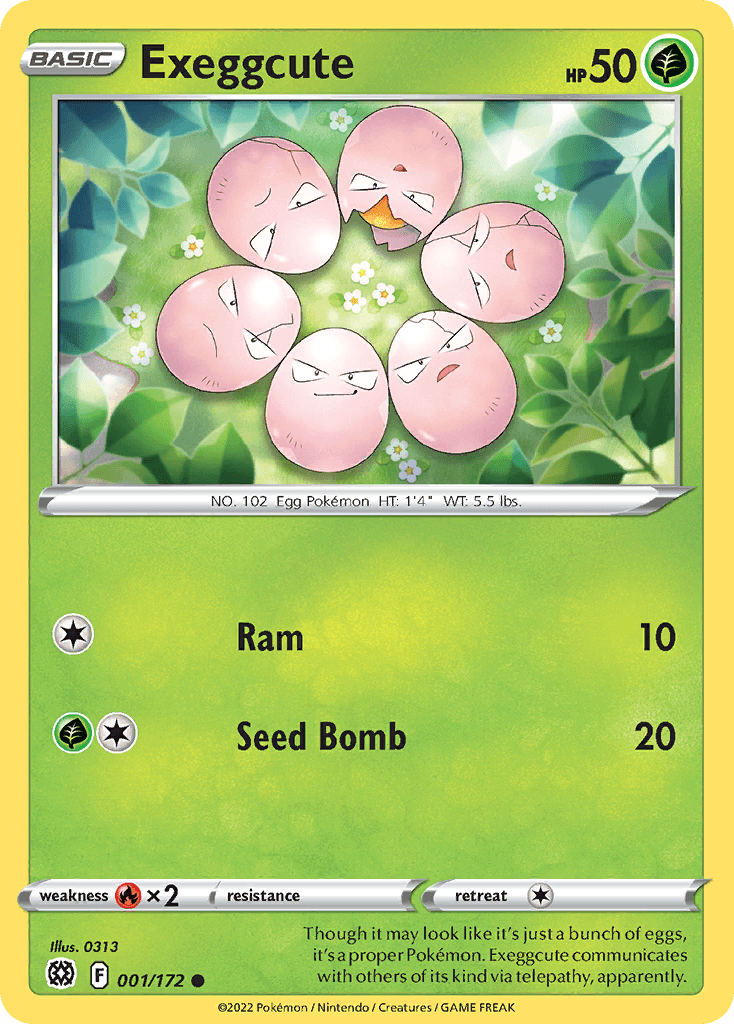 Exeggcute Pokémon card