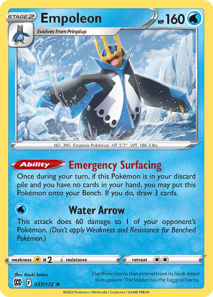 Empoleon Pokémon card