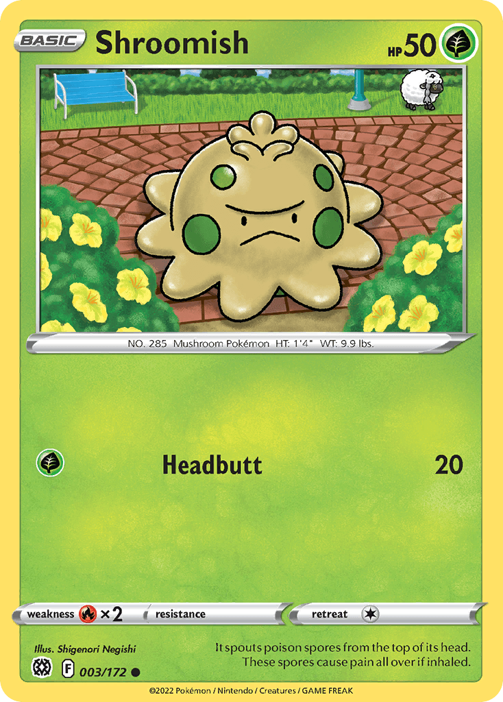 Shroomish Pokémon card