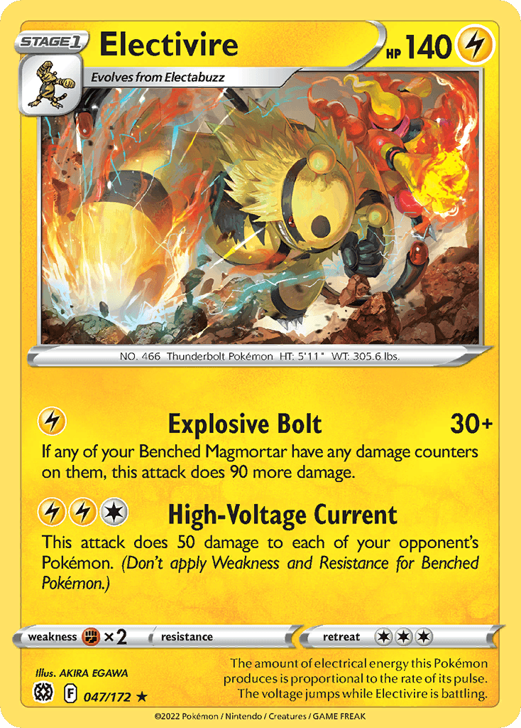 Electivire Pokémon card