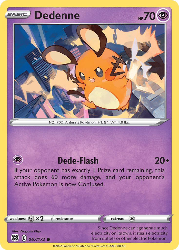 Dedenne Pokémon card