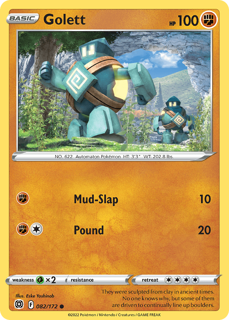 Golett Pokémon card
