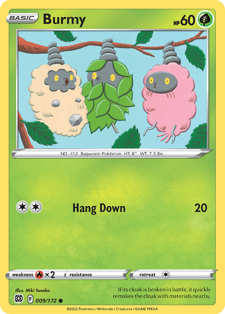 Burmy Pokémon card