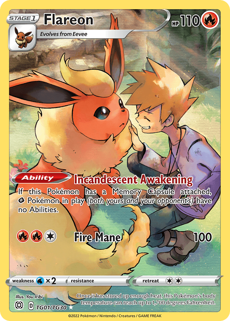 Flareon from Brilliant Stars Trainer Gallery