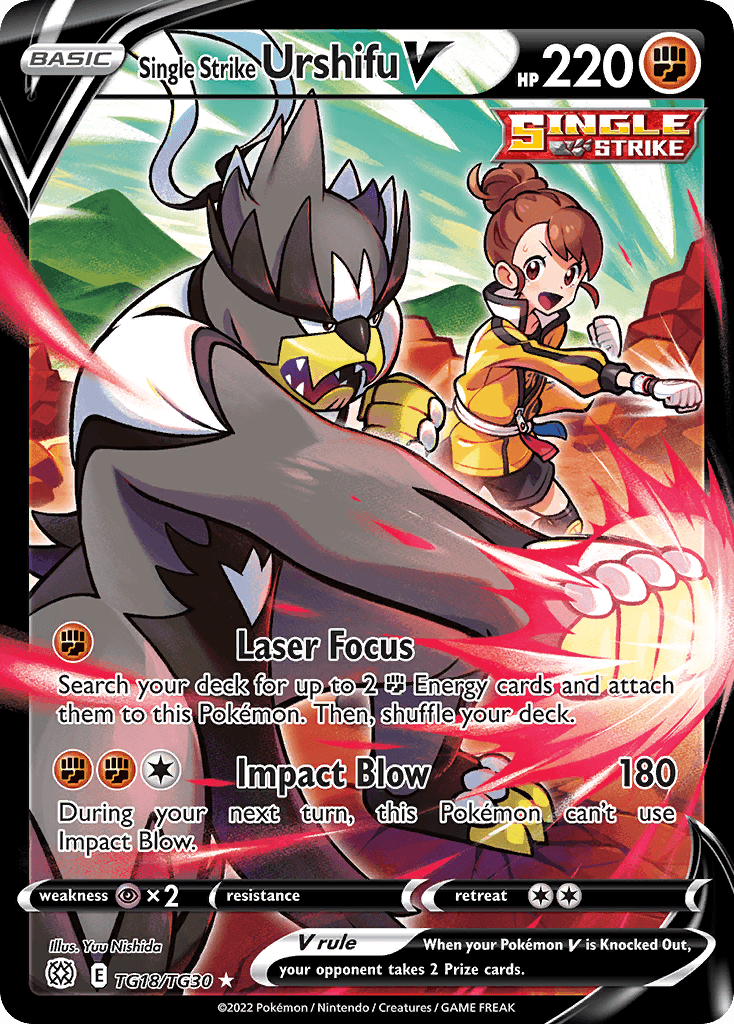 Single Strike Urshifu V — Rare Holo V
