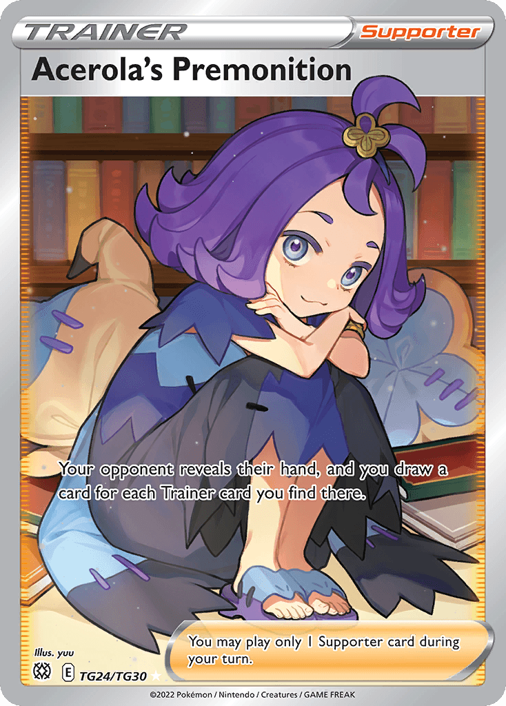 Acerola's Premonition Pokémon card