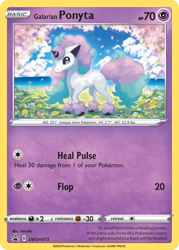 Galarian Ponyta Pokémon card