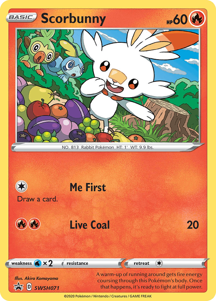 Scorbunny Pokémon card