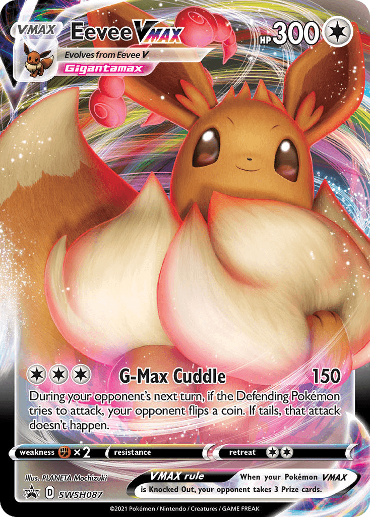 Eevee VMAX from SWSH Black Star Promos