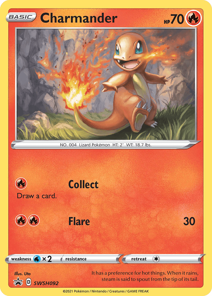Charmander Pokémon card