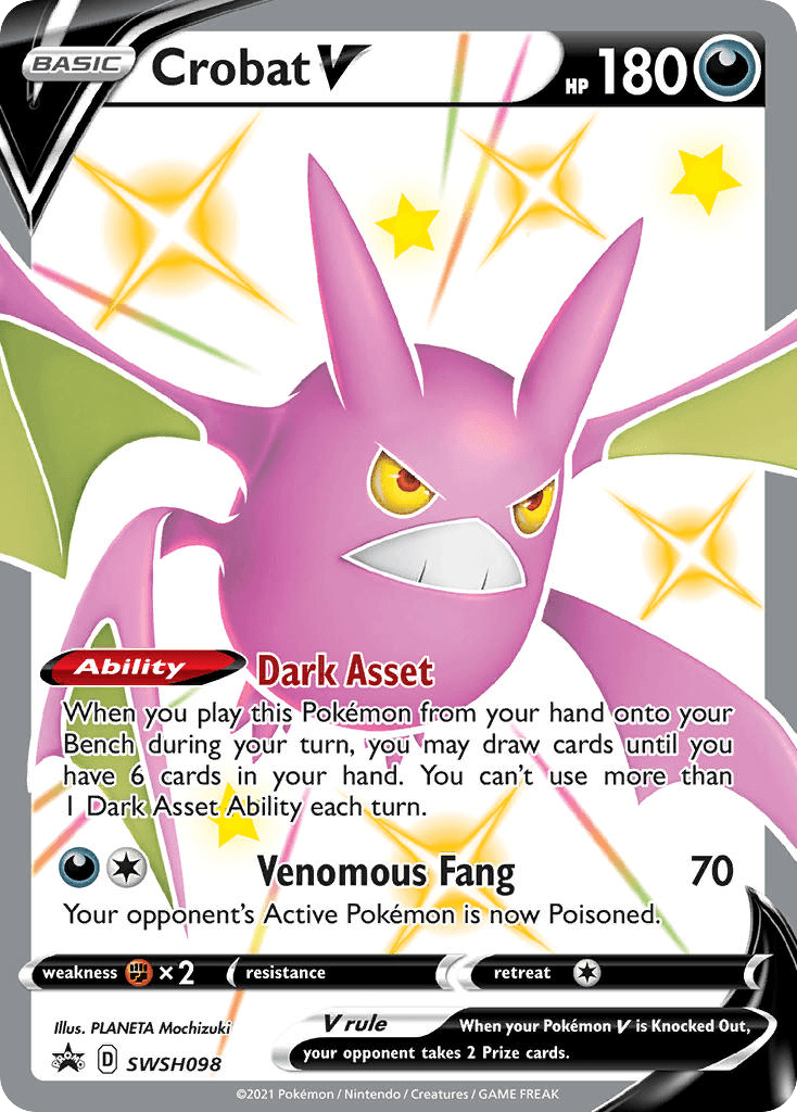 Crobat V Pokémon card