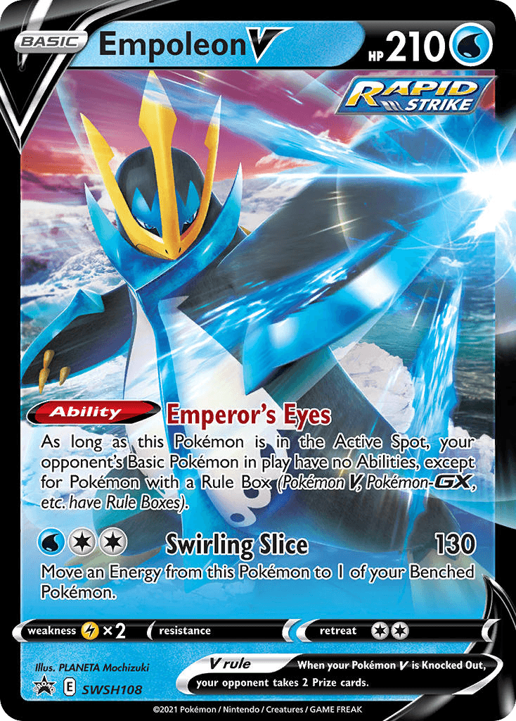 Empoleon V Pokémon card