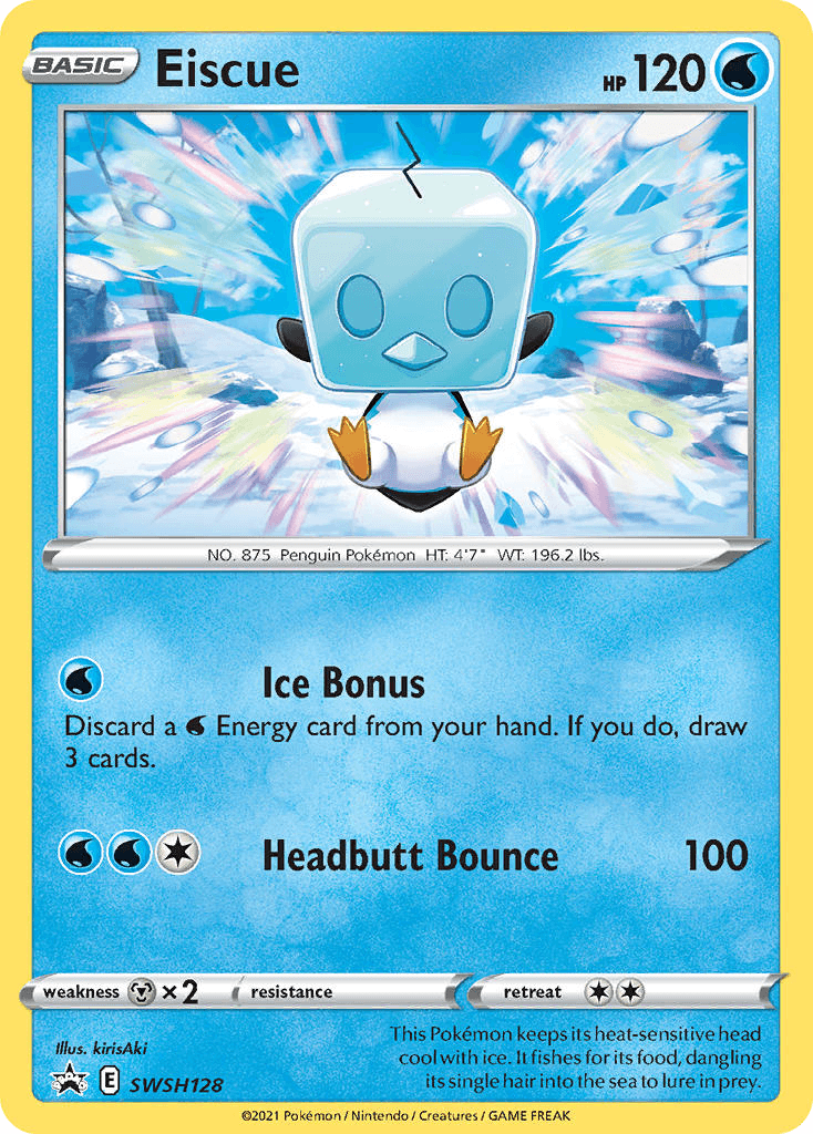 Eiscue Pokémon card