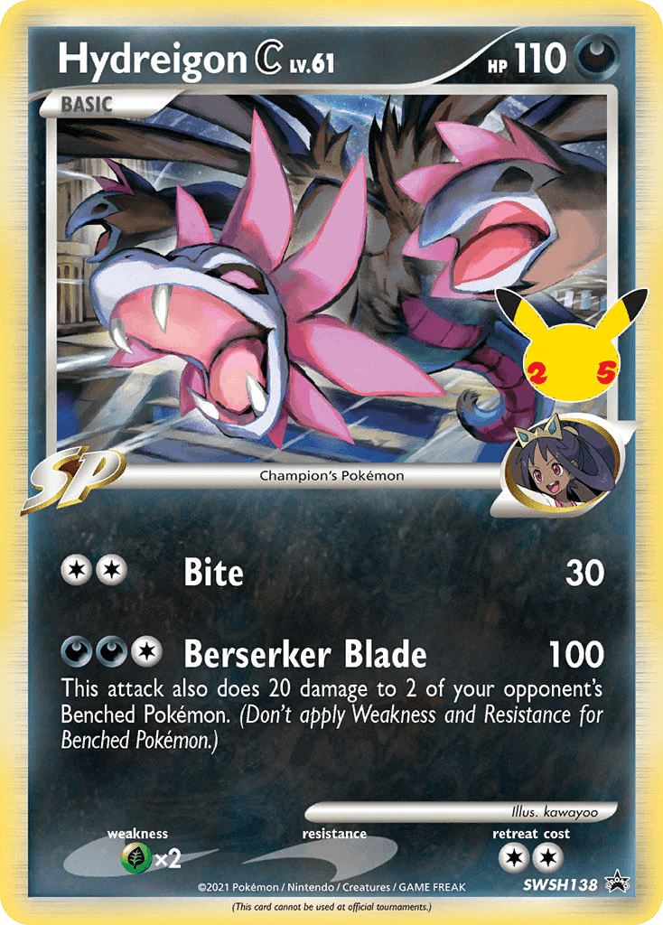 Hydreigon C Pokémon card