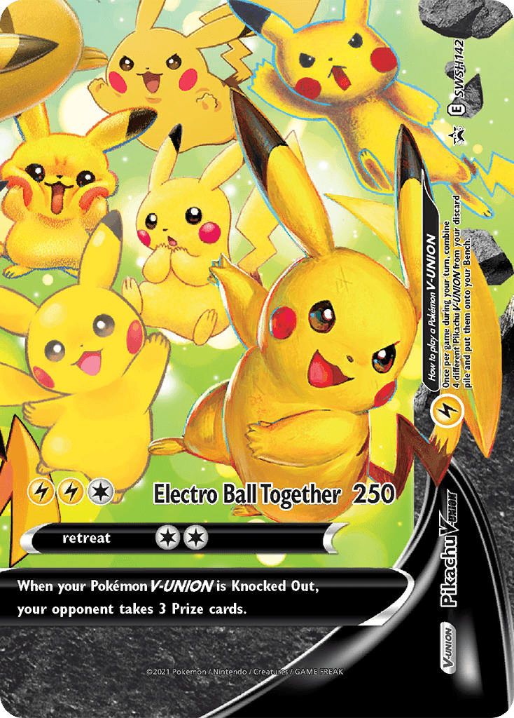 Pikachu V-UNION from SWSH Black Star Promos