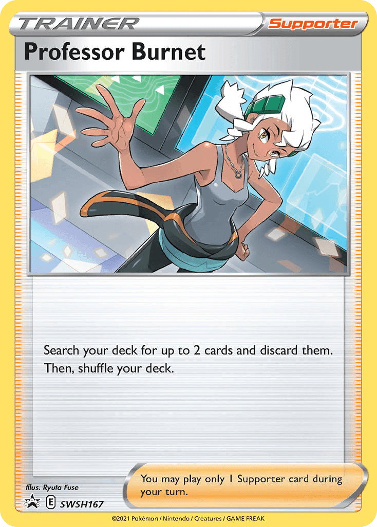 Professor Burnet Pokémon card