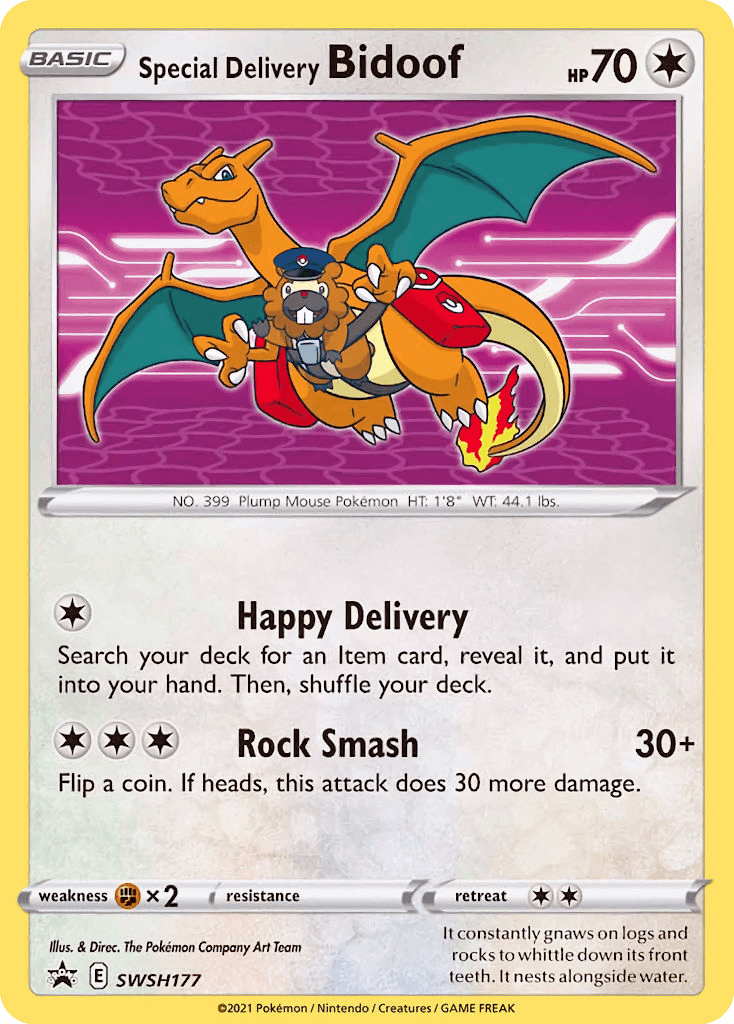 Special Delivery Bidoof — Gen 4