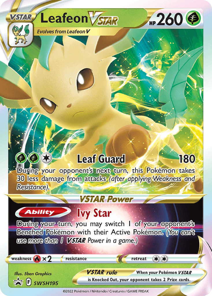 Leafeon VSTAR Pokémon card