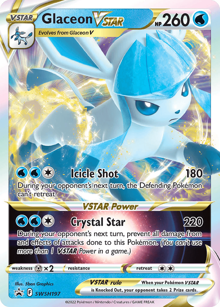 Glaceon VSTAR Pokémon card