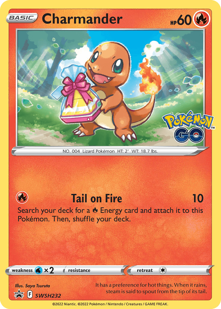 Charmander Pokémon card