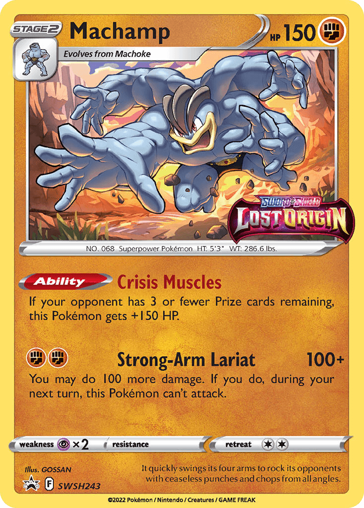 Machamp from SWSH Black Star Promos