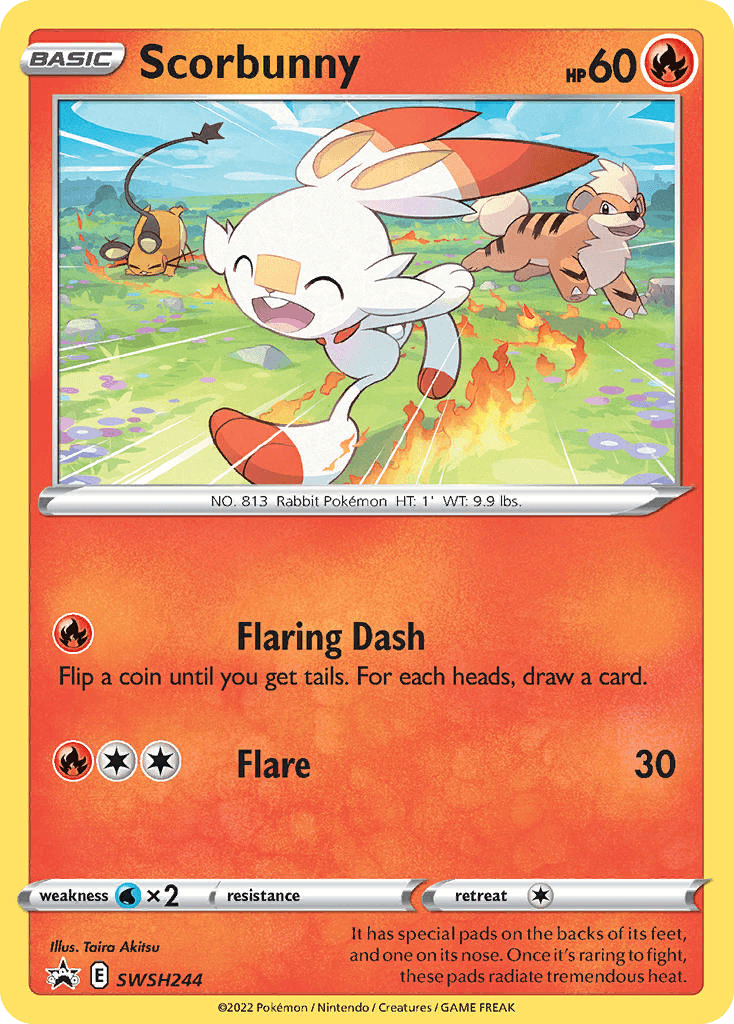 Scorbunny Pokémon card