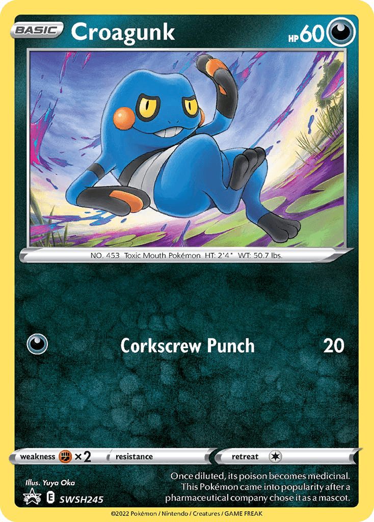 Croagunk Pokémon card