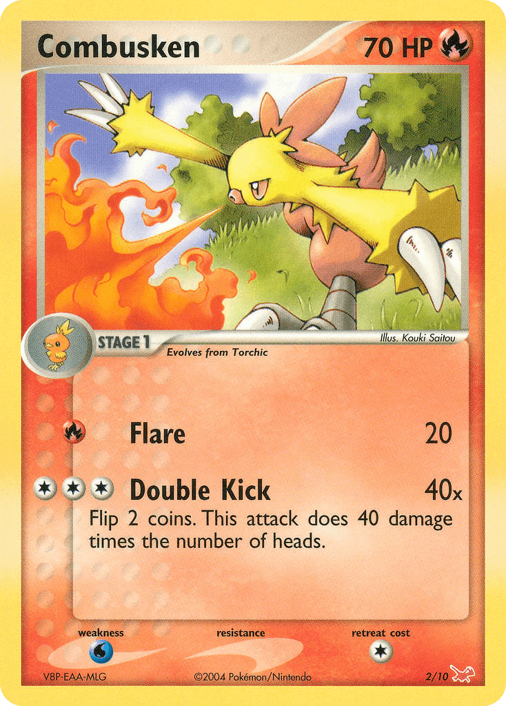 Combusken Pokémon card