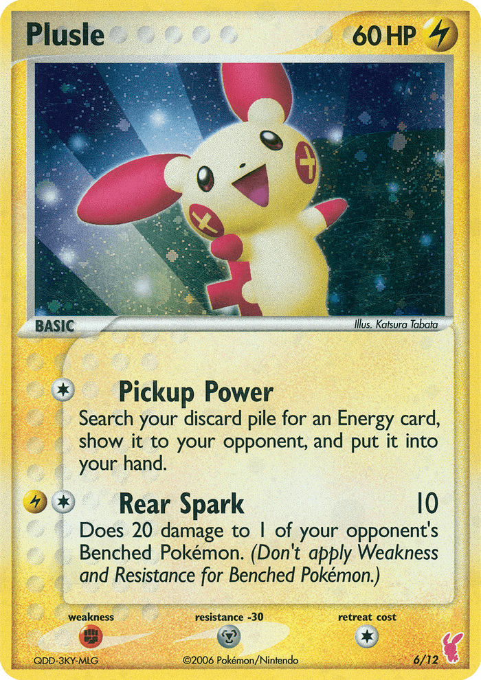 Plusle Pokémon card