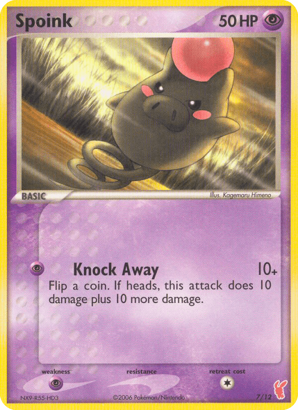 Spoink Pokémon card